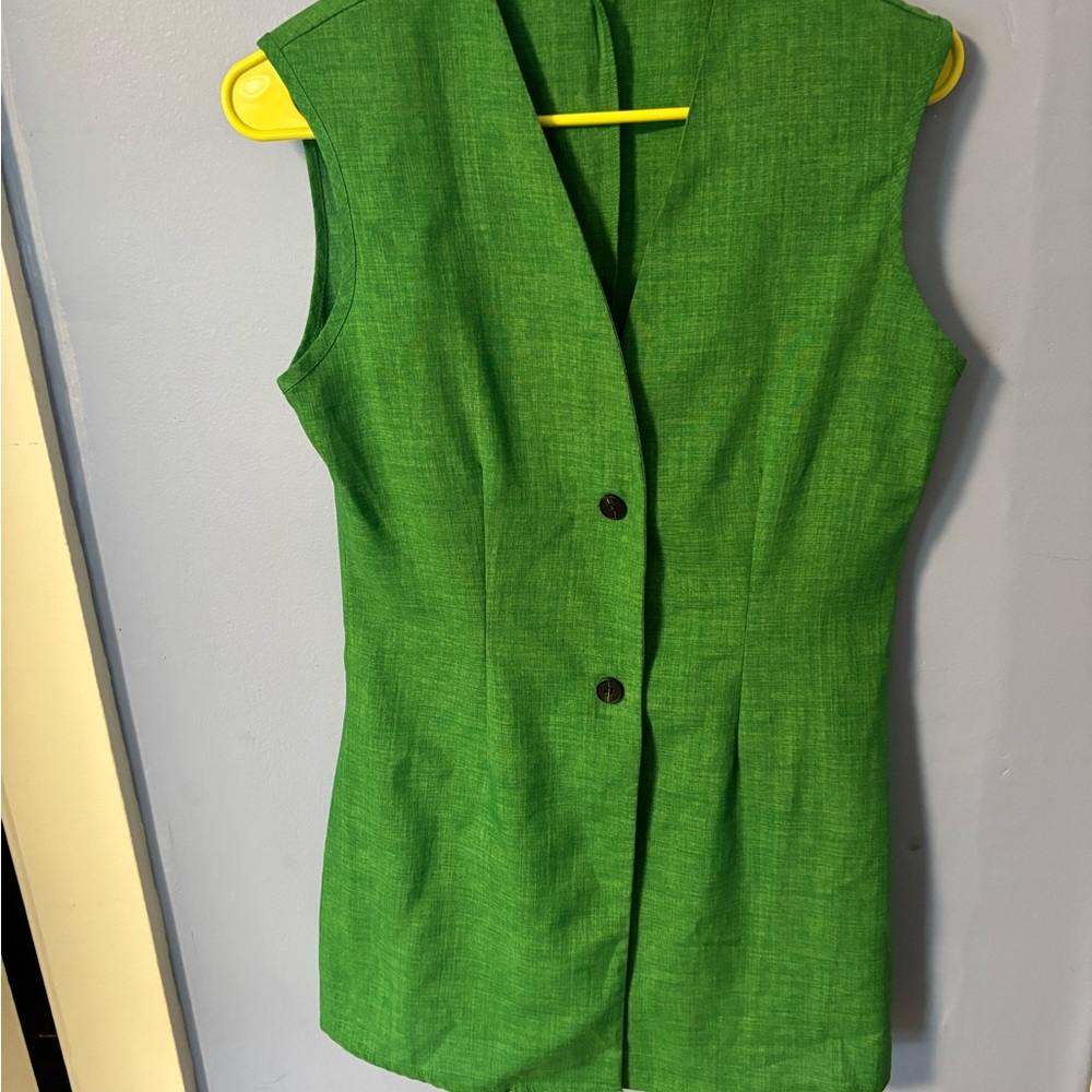 SHEIN Vibrant Green Women's Vest